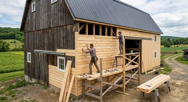 Barn Siding Installation in Batavia, OH
