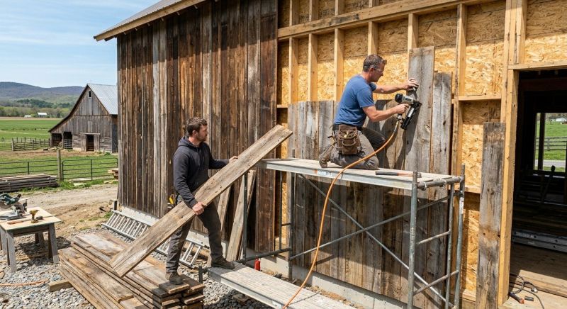 Barn Siding Installation in Warren County, OH