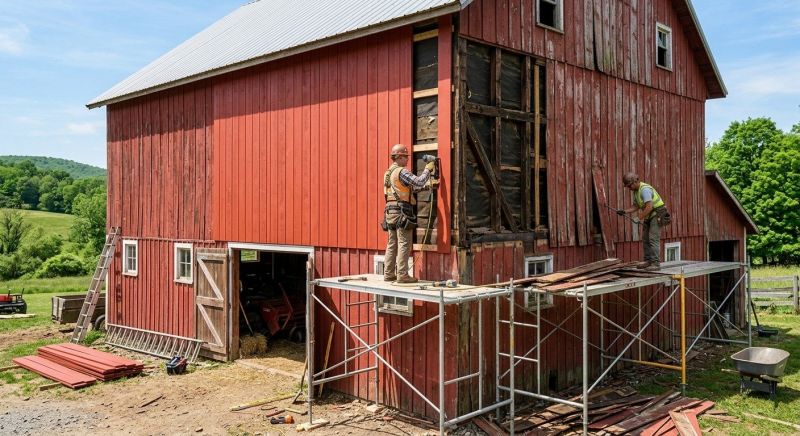 Barn Siding Replacement in Harrison, OH