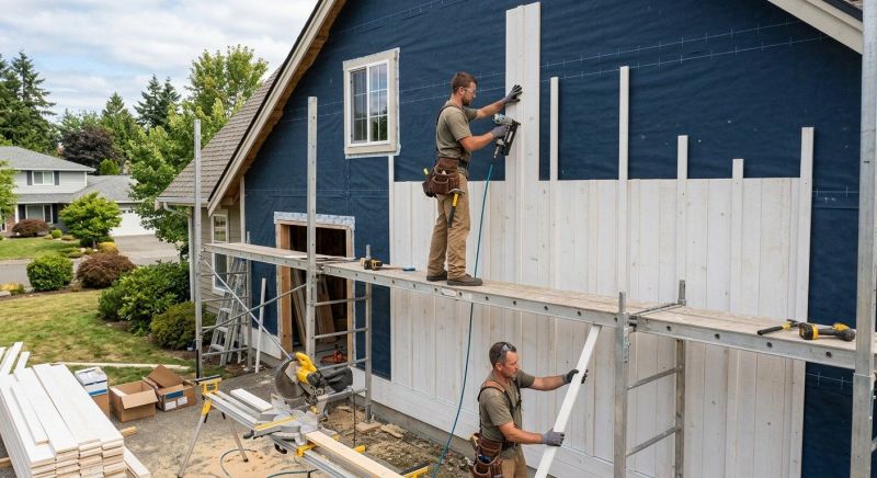 Batten Siding Installation in Maineville, OH