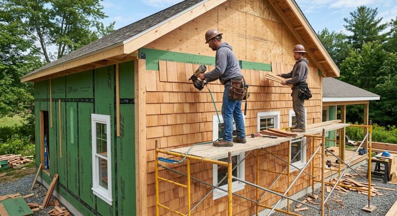 Cedar Siding Installation in Fayetteville, OH