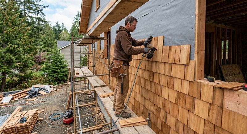 Cedar Siding Installation in Milford, OH