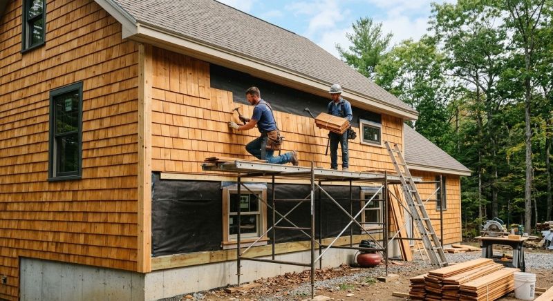 Cedar Siding Installation in Morrow, OH