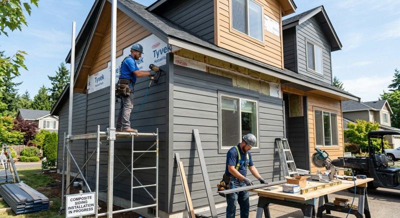 Composite Siding Installation in Williamsburg, OH