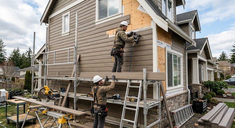 Composite Siding Installation in Williamsburg, OH