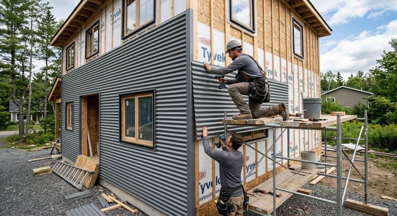 Corrugated Siding Installation in Warren County, OH