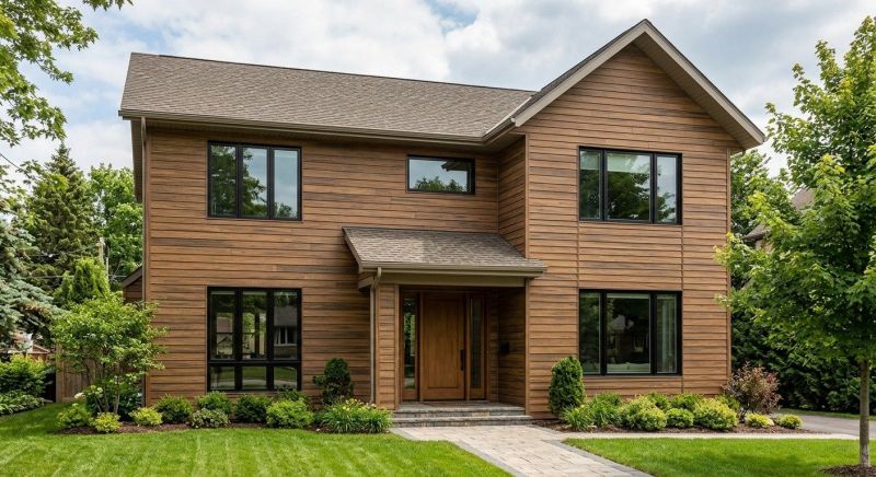 Faux Wood Siding Installation in Bellbrook, OH