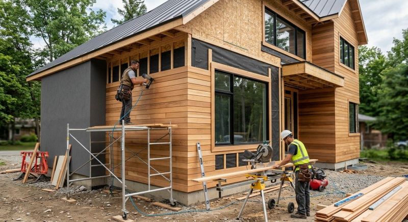 Faux Wood Siding Installation in Hamilton, OH