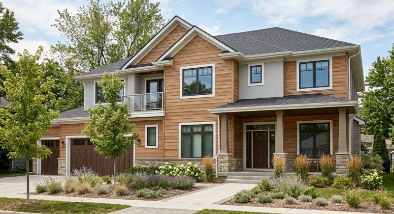 Faux Wood Siding Installation in Miamisburg, OH