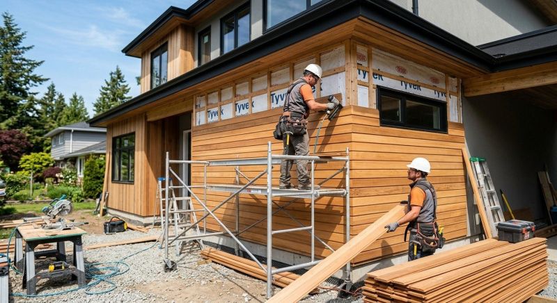 Faux Wood Siding Installation in Trenton, OH