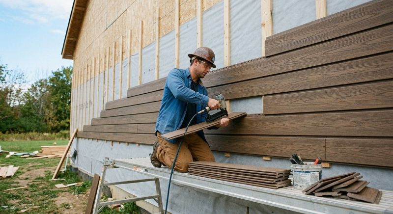 Faux Wood Siding Installation in Williamsburg, OH