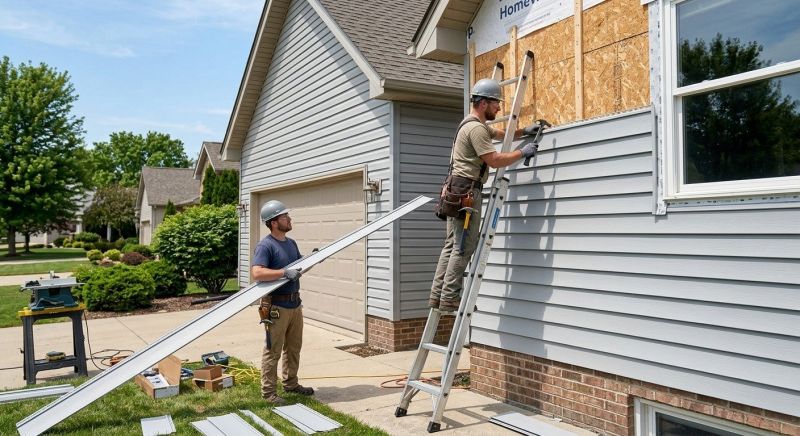 Garage Siding Installation in Warren County, OH