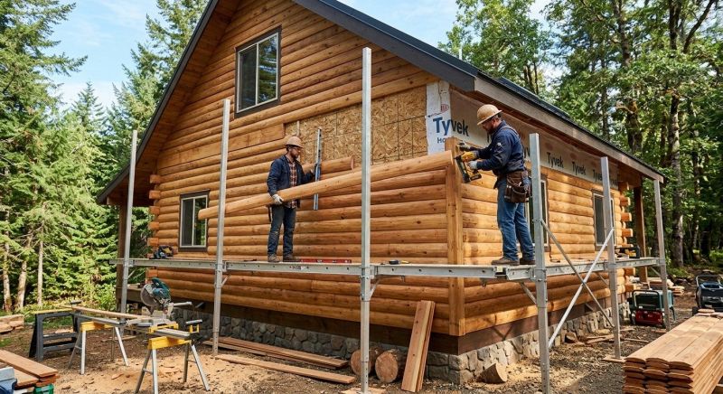 Log Siding Installation in Batavia, OH