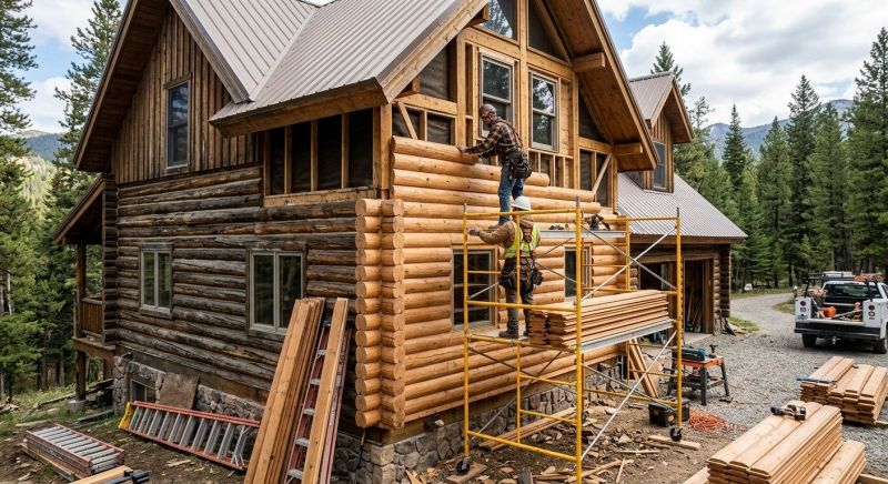 Log Siding Installation in Goshen, OH