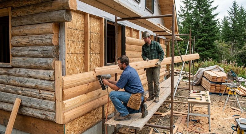 Log Siding Installation in Warren County, OH