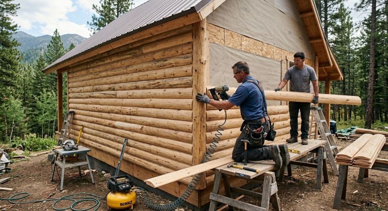 Log Siding Installation in Middletown, OH