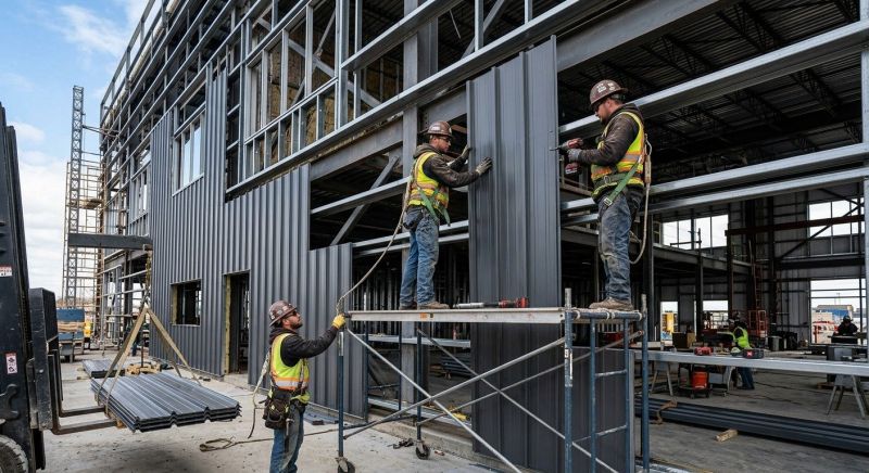 Metal Cladding Installation in Warren County, OH