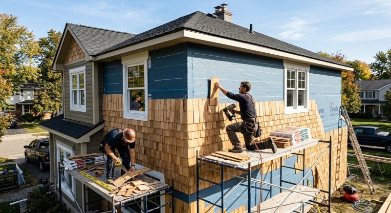 Shingle Siding Installation in Warren County, OH