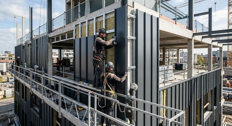 Steel Cladding Installation in Warren County, OH