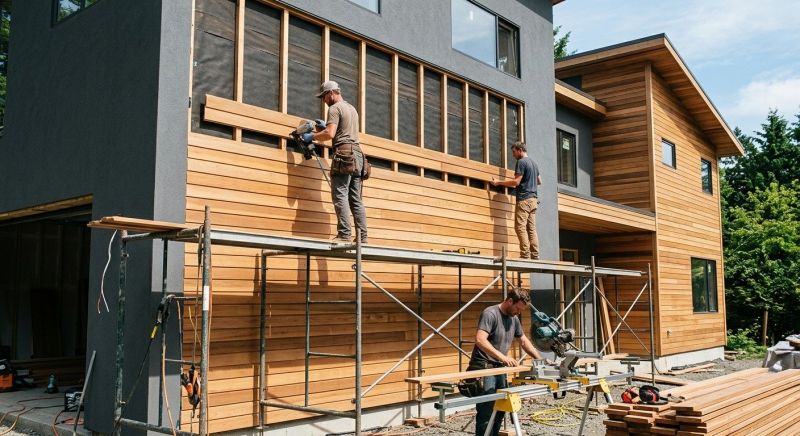 Wood Cladding Installation in Batavia, OH
