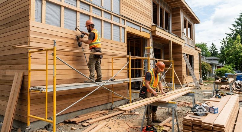 Wood Cladding Installation in Hamilton, OH