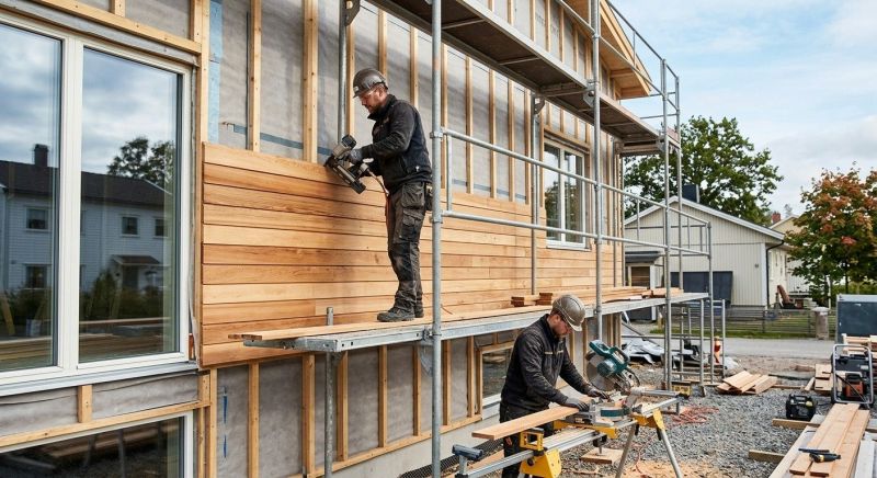 Wood Cladding Installation in Warren County, OH