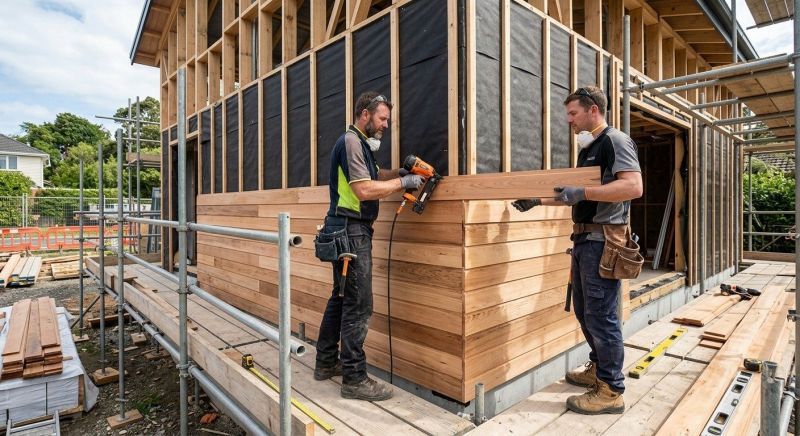 Wood Cladding Installation in Miamisburg, OH