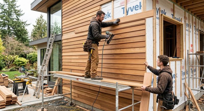 Wood Cladding Installation in Springboro, OH
