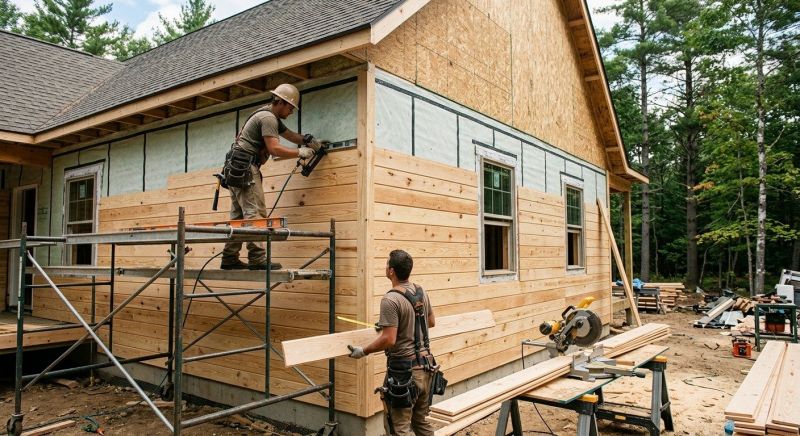 Wood Plank Siding Installation in Warren County, OH